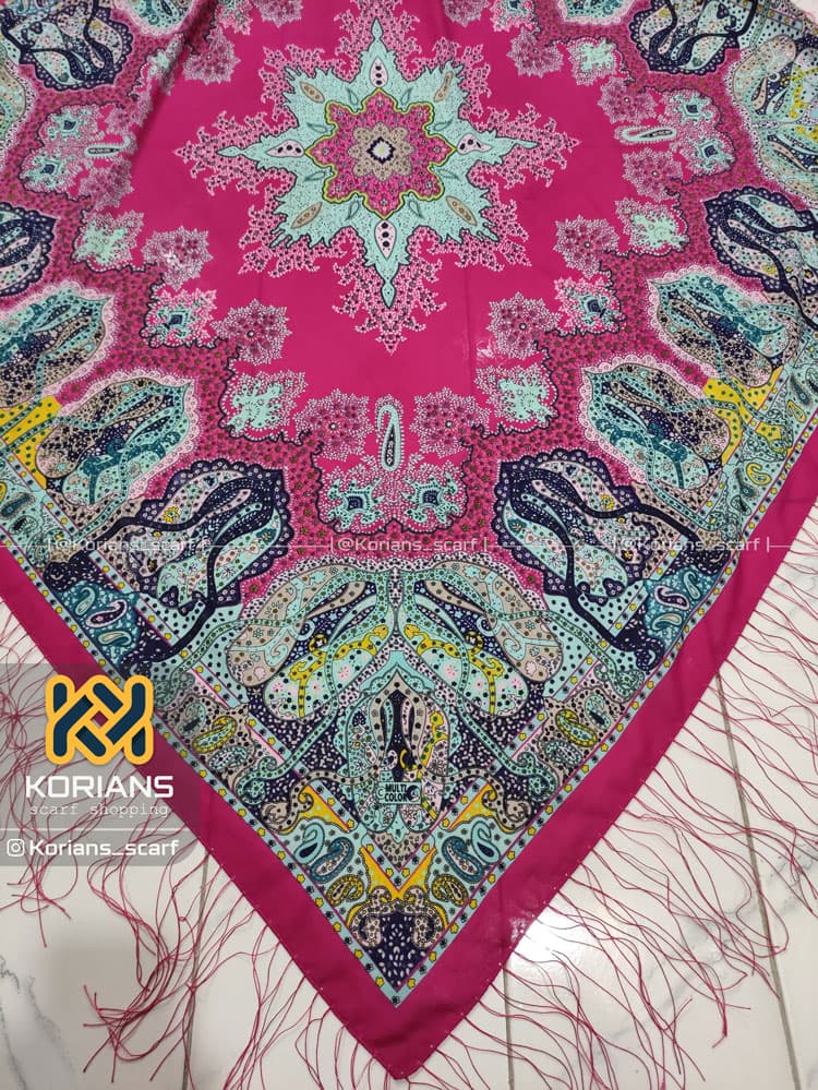 روسری نخی ترک کد rs4432 — تصویر ۳