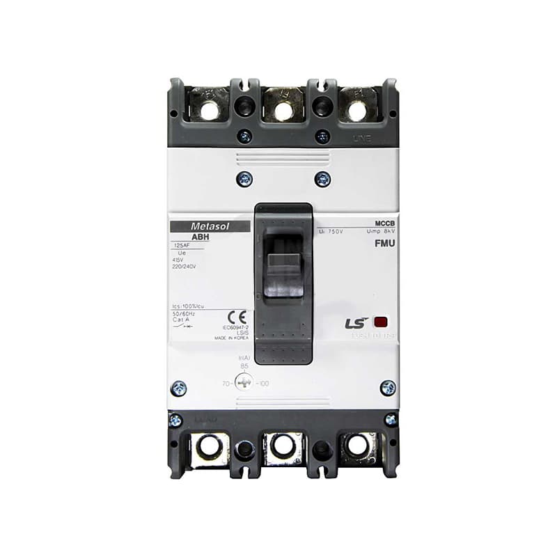 کلید اتوماتیک قابل تنظیم 63 آمپر ال اس مدل متاسل ABH103C / 63