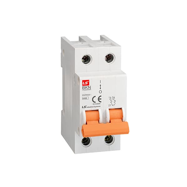 کلید مینیاتوری تک پل + نول 6 آمپر ال اس مدل BKN-C6-6K