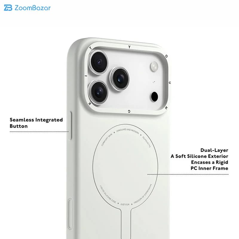 قاب یانگ کیت مدل MORANDI SILICONE مناسب برای گوشی موبایل اپل IPHONE 17 PROMAX/18 Promax — تصویر ۱۲