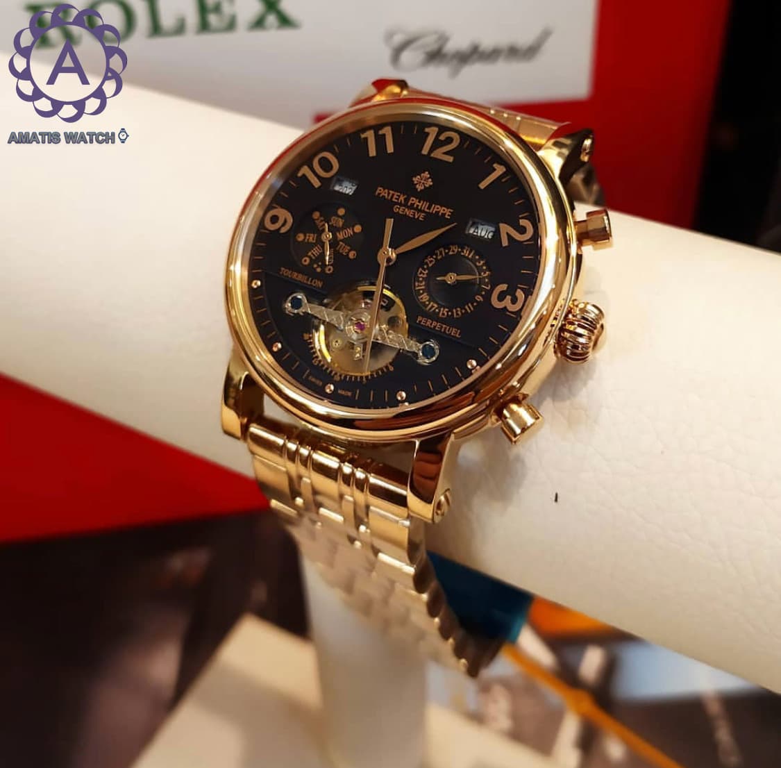 ساعت مچی مردانه پتک فیلیپ مدل Patek Phillippe 1300P — تصویر ۲