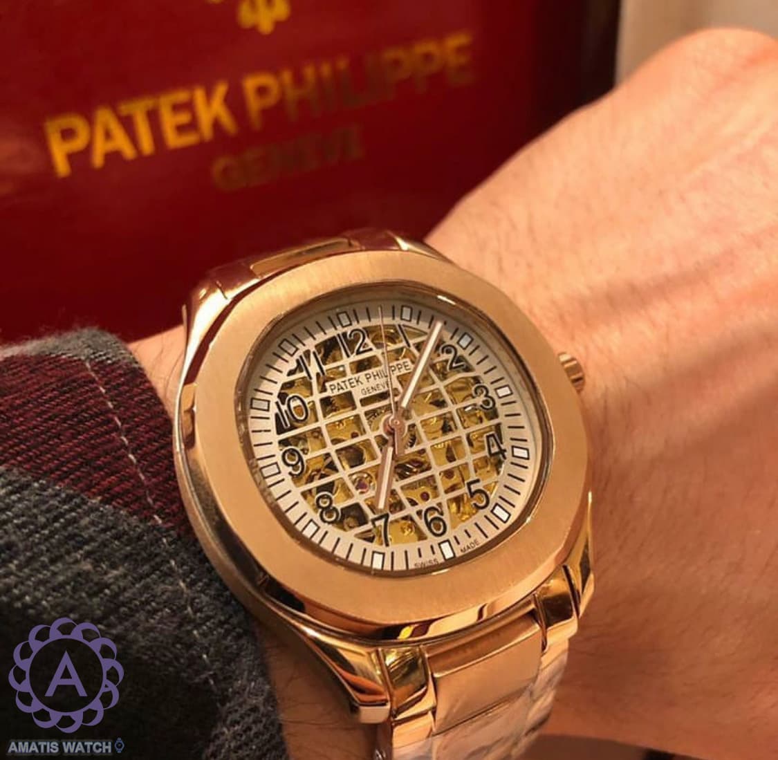 ساعت مچی مردانه پتک فیلیپ مدل Patek Phillippe Aquanaut 1200P — تصویر ۲