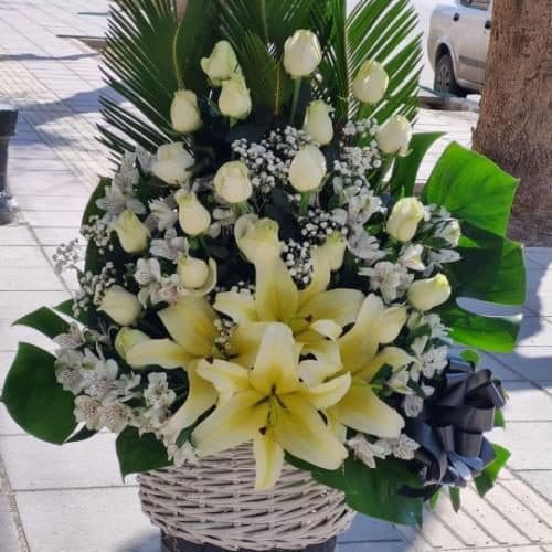 سبد گل رز خواستگاری 6393