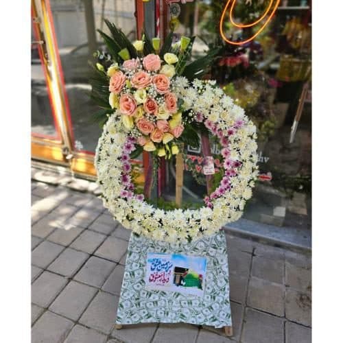 تاج گل رز برای تبریک سفر زیارتی 6379