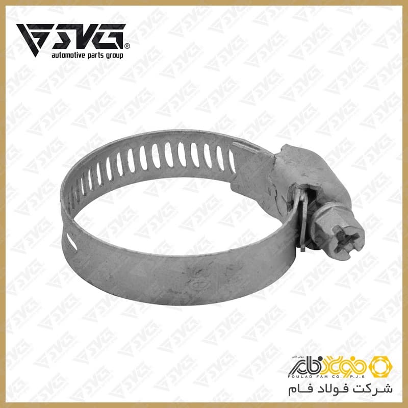 بست فلزی پیچی پلوس 30*20 میلیمتری فولاد فام