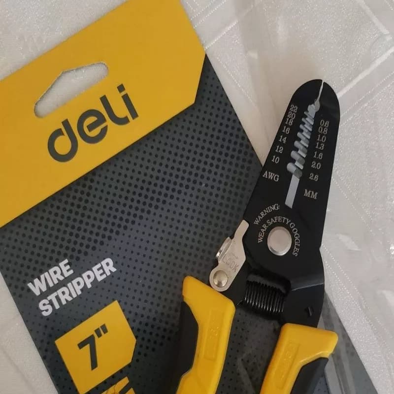 انبر سیم لخت کن دلی مدل DL2607 سایز 7 اینچ — تصویر ۲