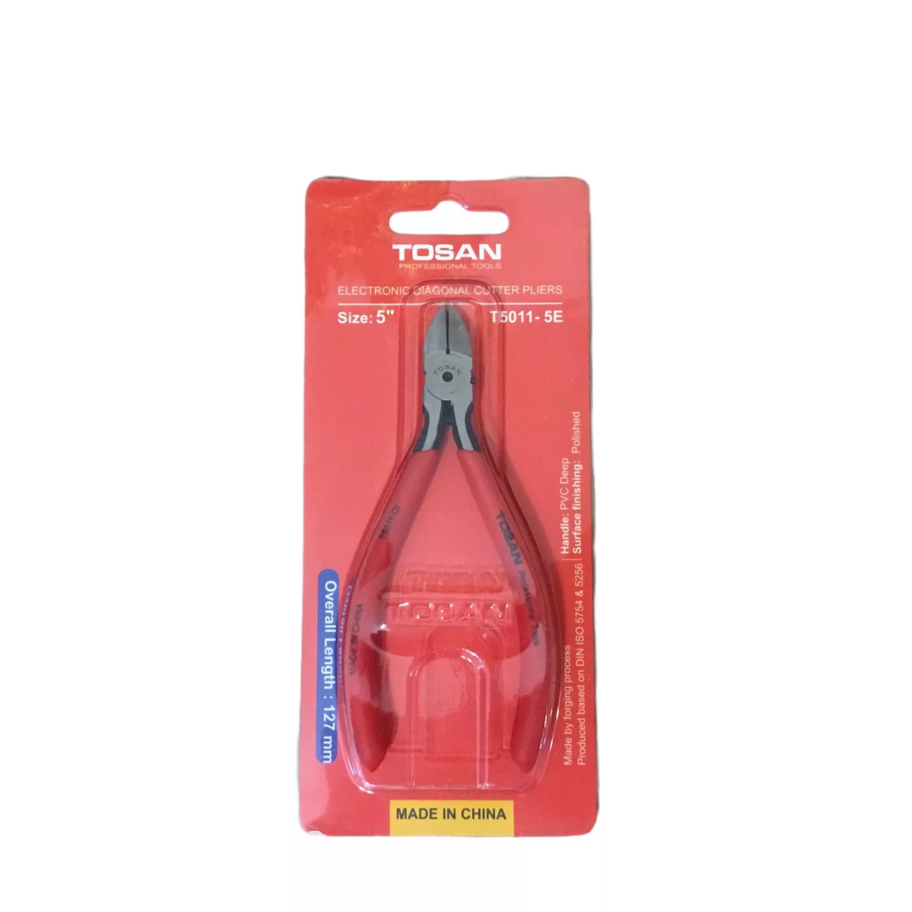 انبر سیم چین توسن مدل T5011-5E کد g65 سایز 5 اینچ — تصویر ۳