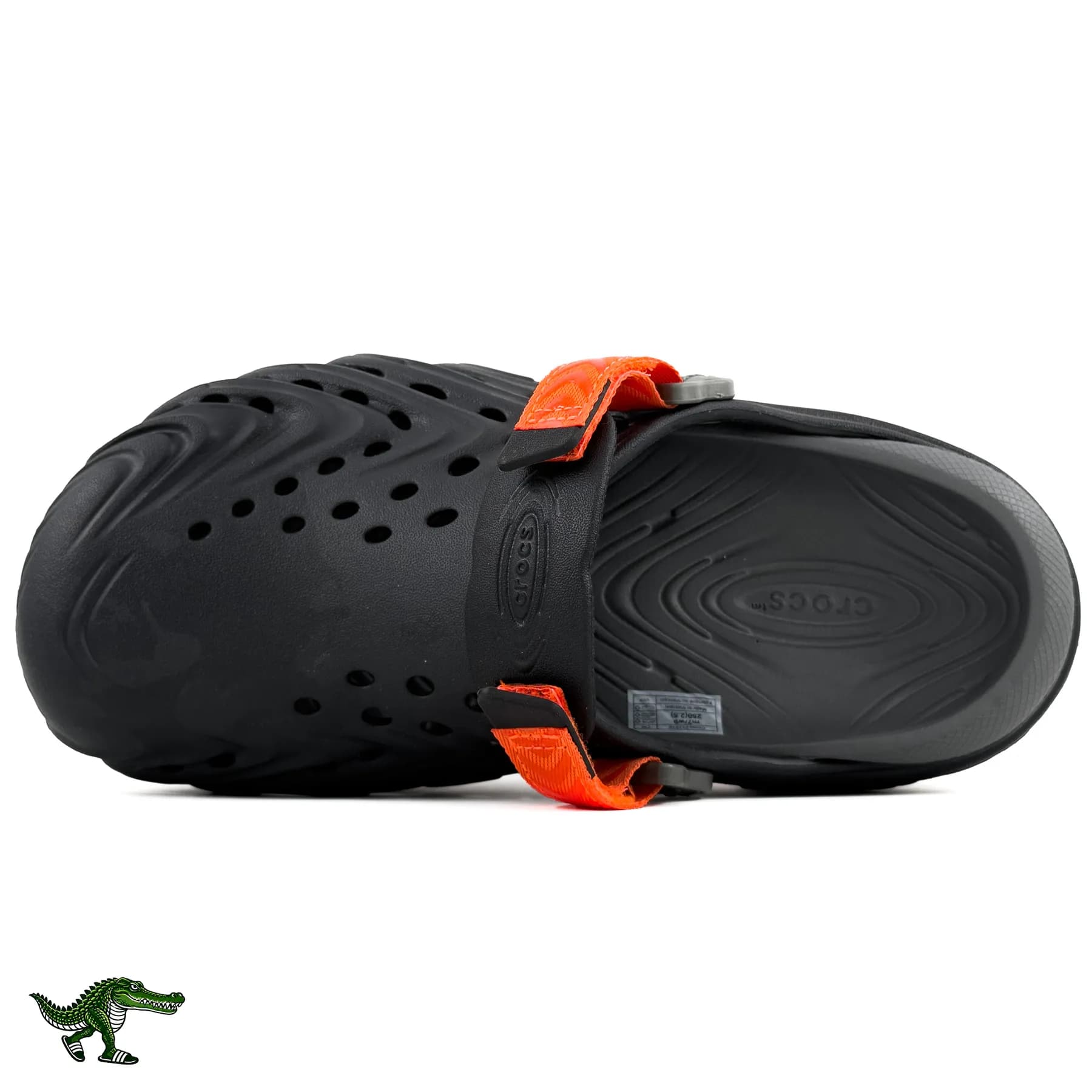 کراکس اکو کلاگ مشکی نارنجی زنانه و مردانه | Crocs Echo Clog — تصویر ۳