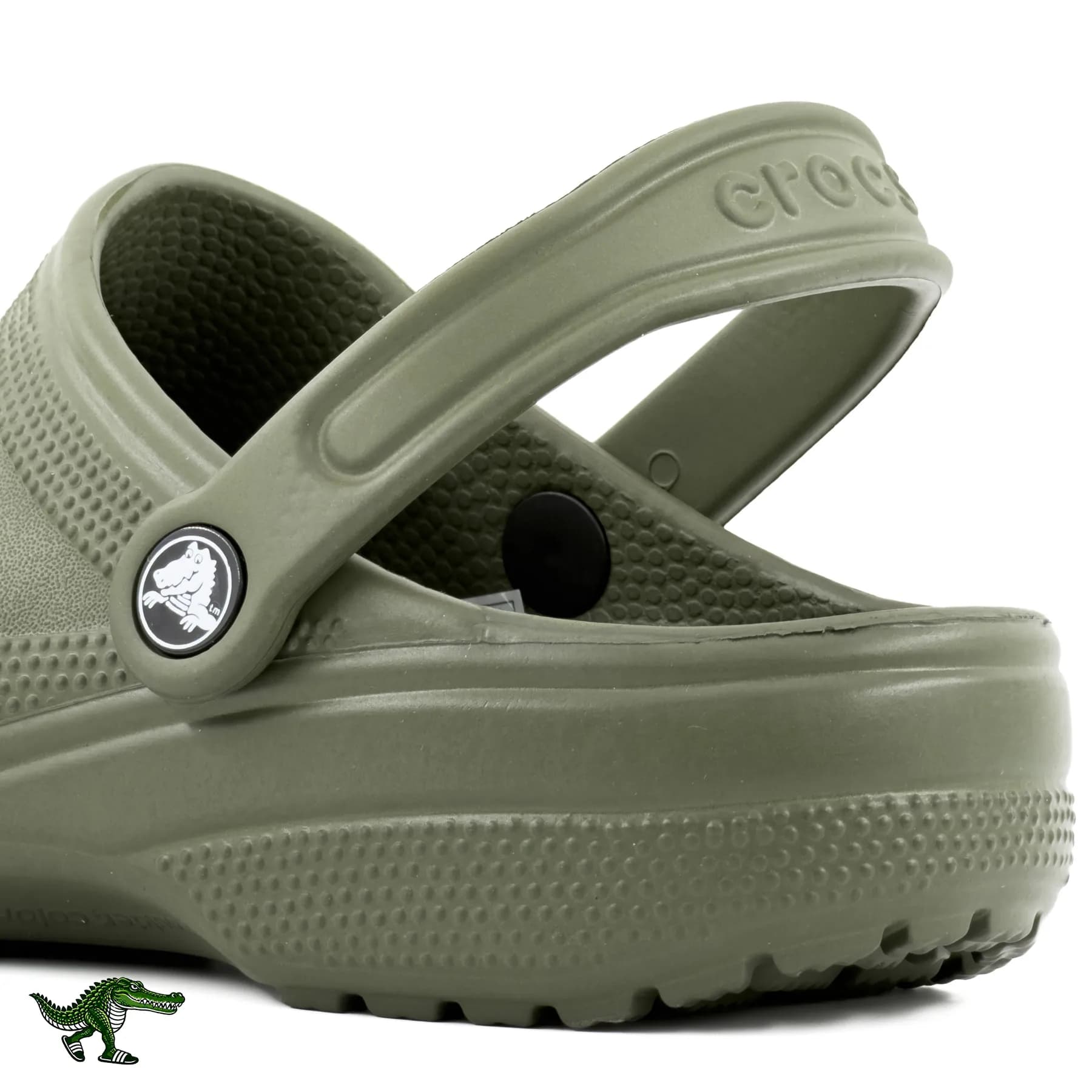 کراکس کلاسیک زیتونی زنانه و مردانه | Crocs Classic — تصویر ۲