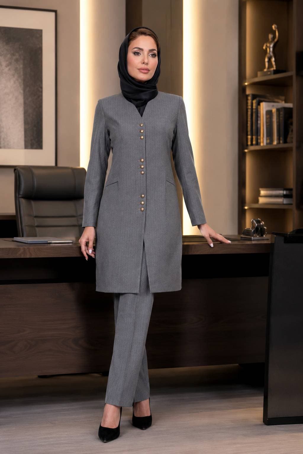 مانتو و شلوار اداری مدل آوا ارسال رایگان ۷۷۲