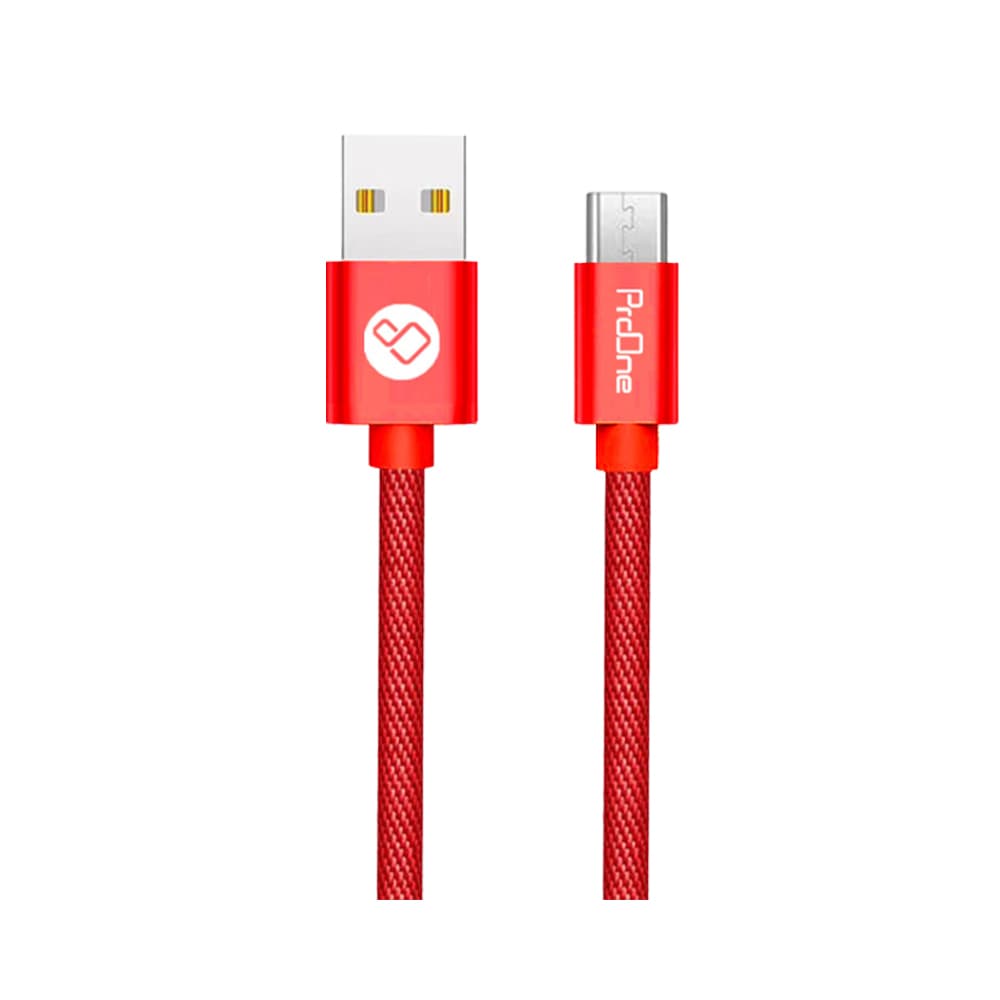 کابل تبدیل USB به microUSB پرووان مدل PCC125 طول 20 سانتی متر — تصویر ۲