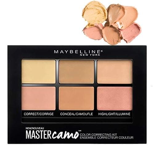 پالت کانسیلر و هایلایتر Master Camo میبلین — تصویر ۵