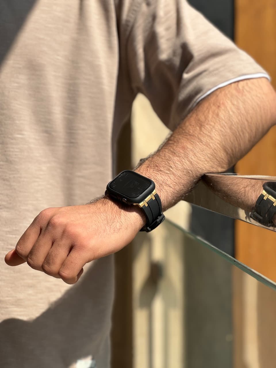 بند اپل واچ AP Tank Strap Gold Edition — تصویر ۳