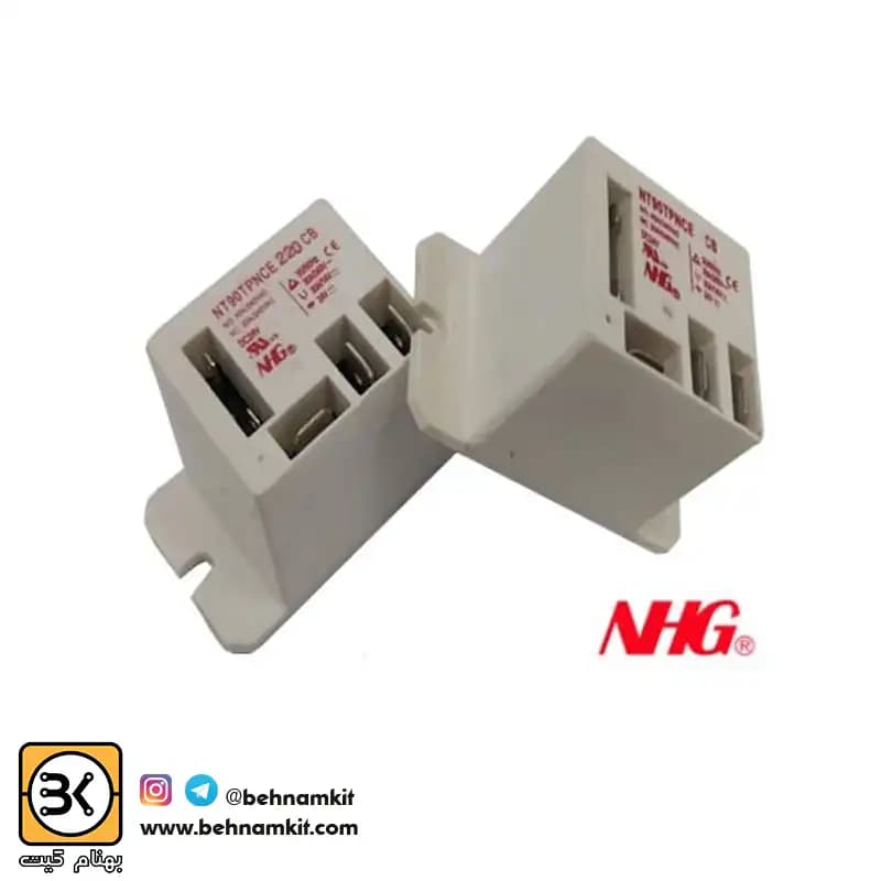 رله 220 ولت NT90TPNCE220CB 40A — تصویر ۲