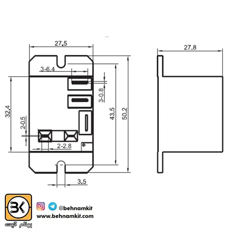 رله 220 ولت NT90TPNCE220CB 40A — تصویر ۴