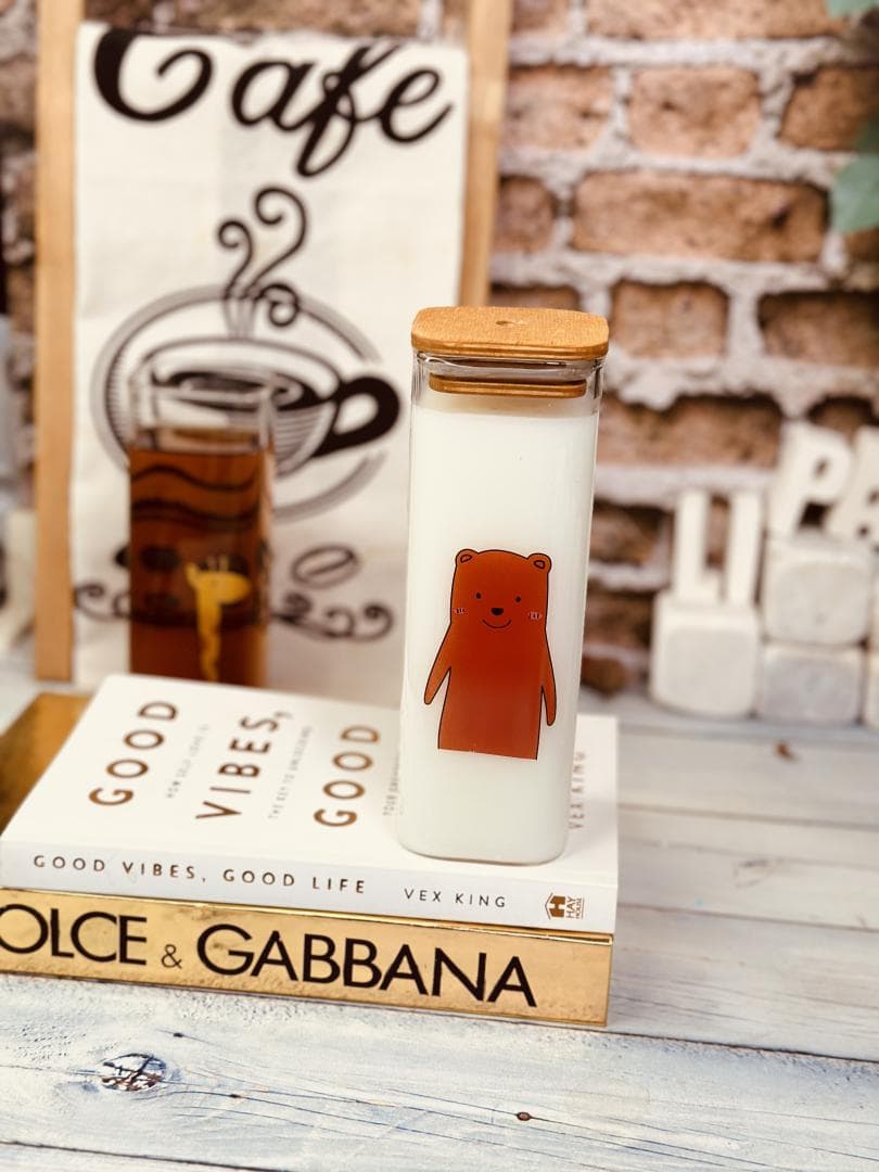 لیوان اسموتی پیرکس طرح عروسکی کد 3856 — تصویر ۴