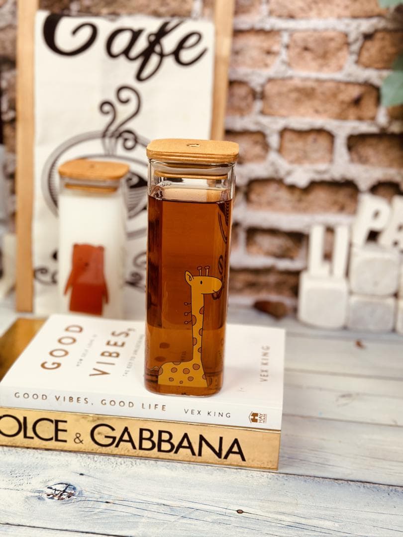 لیوان اسموتی پیرکس طرح عروسکی کد 3856 — تصویر ۵