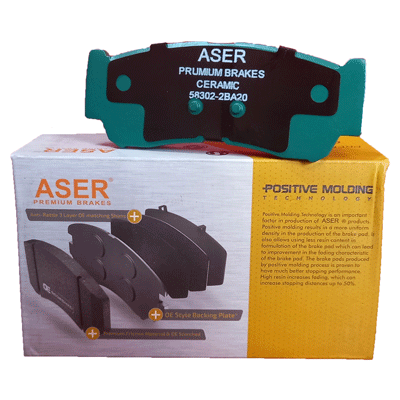 لنت ترمز عقب Aser اکتیون (A)