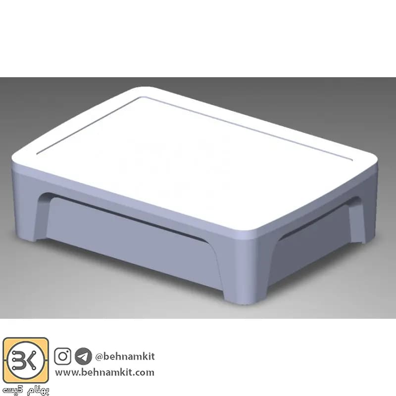 جعبه پلاستیکی 2 تکه رومیزی و دیواری 32*23 ارتفاع 7