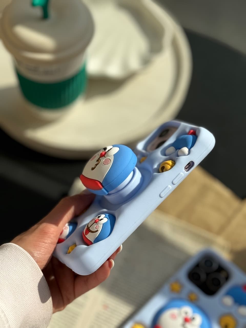 قاب آیفون Doraemon Cat سیلیکونی — تصویر ۳