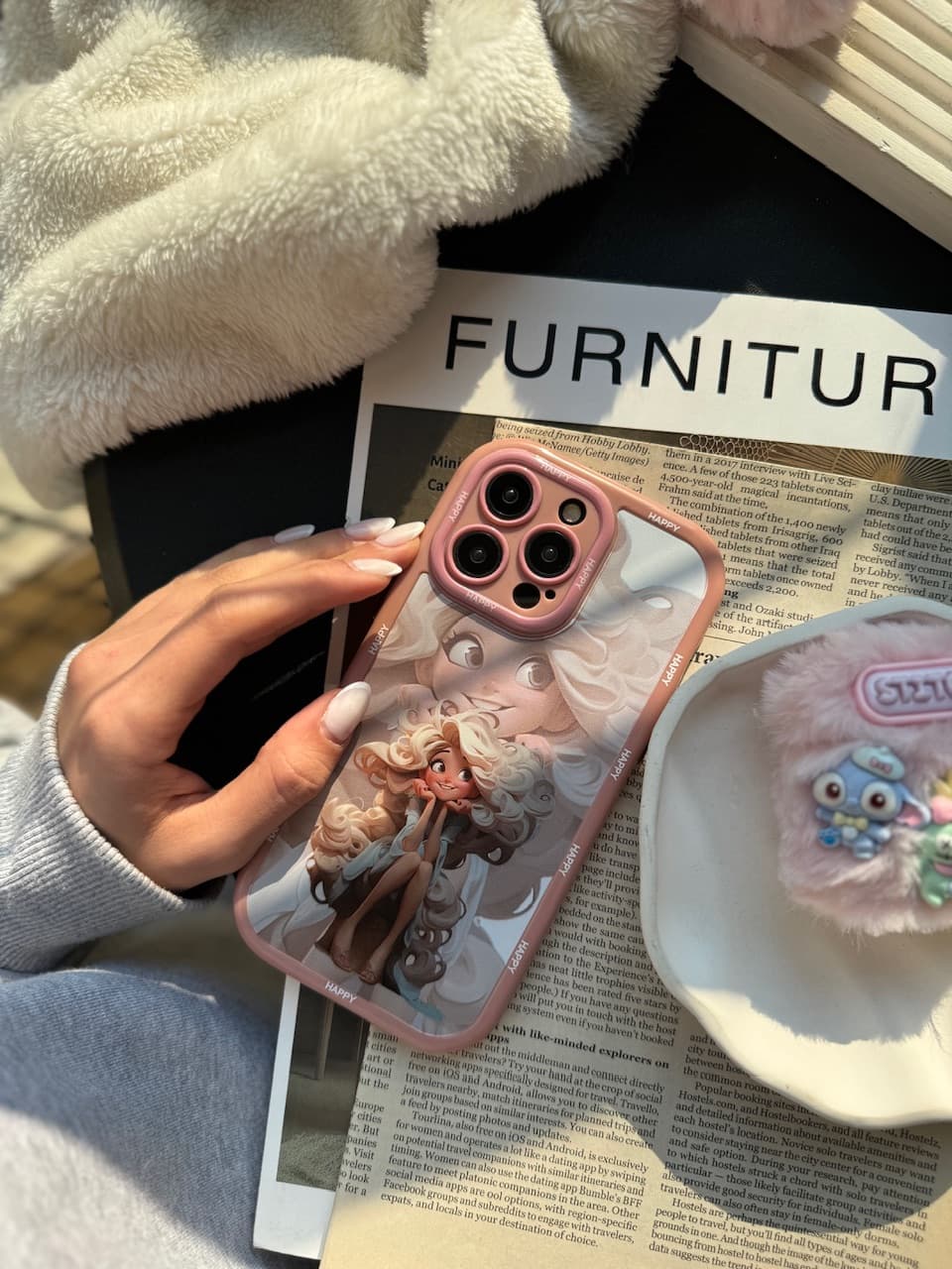 قاب آیفون Happy Blonde Girl — تصویر ۲