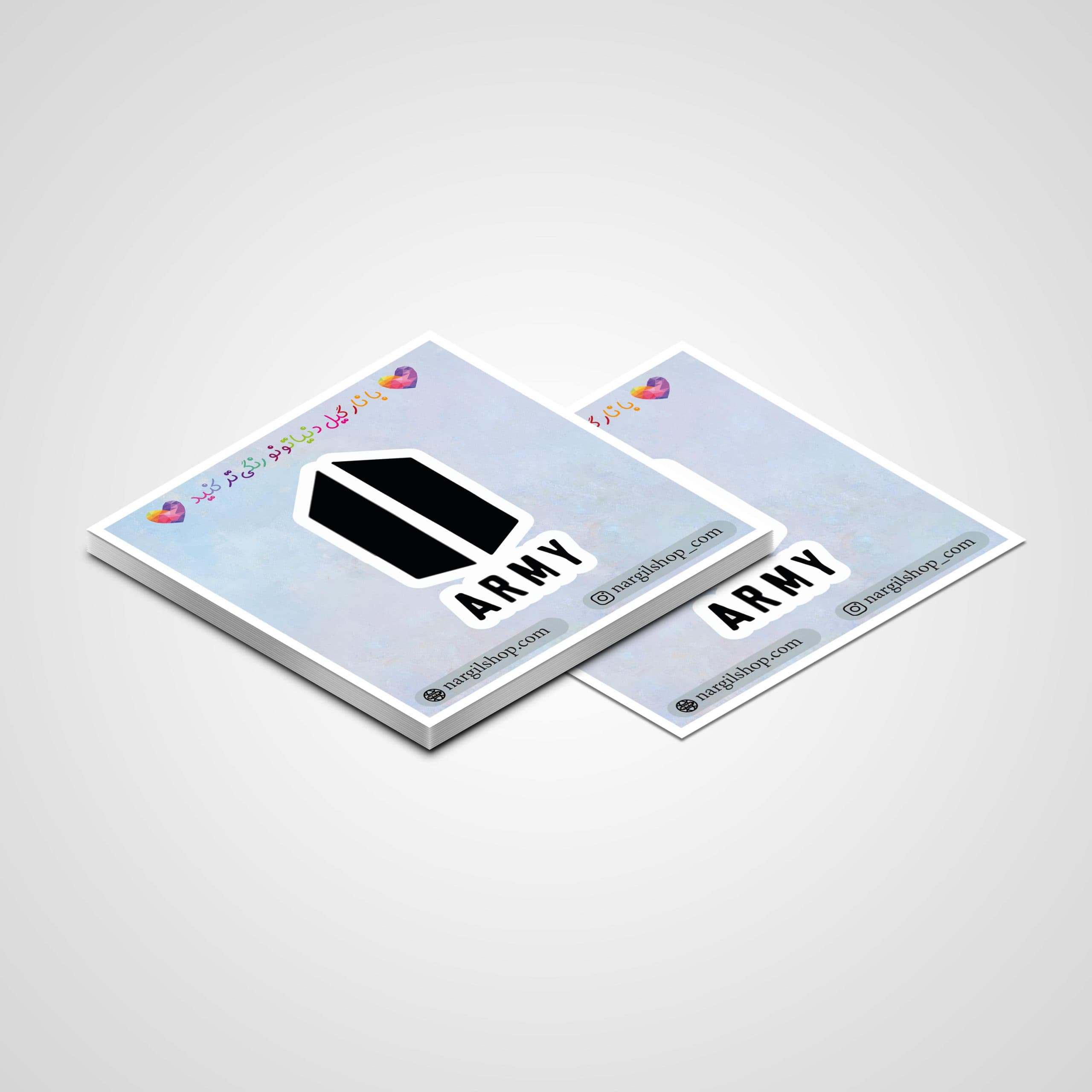 استیکر ارتش بی تی اس 03 | BTS Army sticker 03 — تصویر ۲