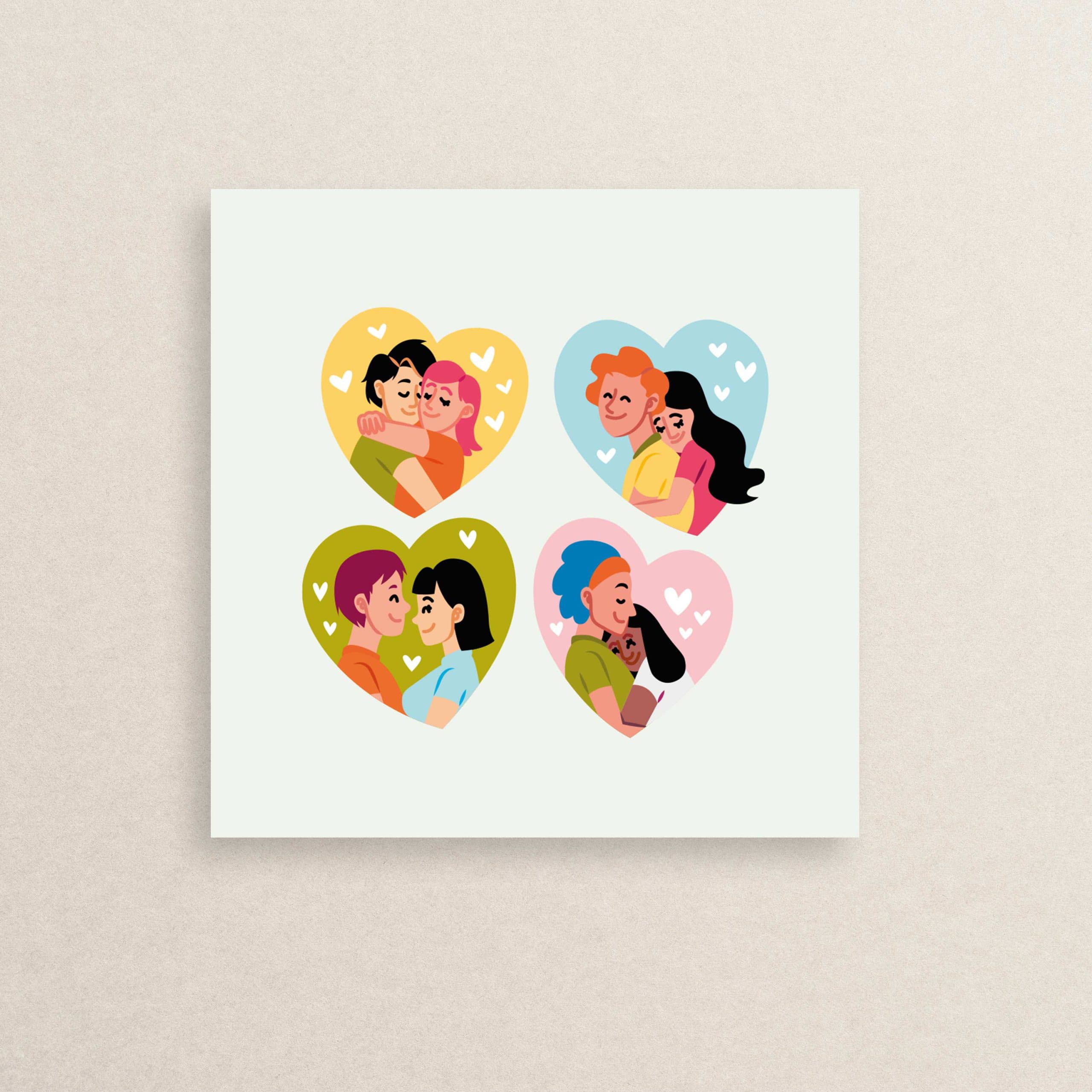پک استیکر عاشقانه 4تایی 02 | Love Sticker pack 02