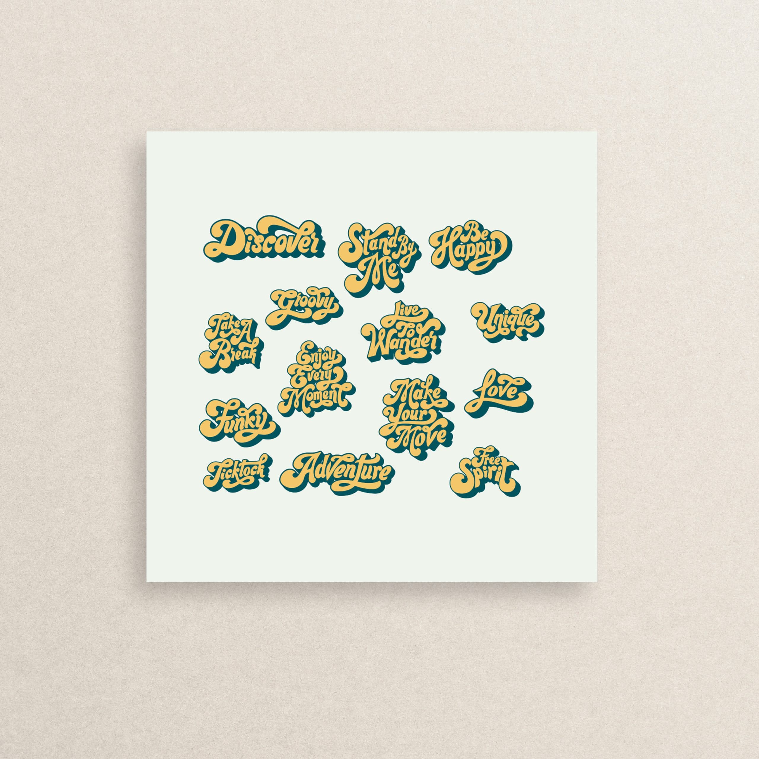 پک استیکر 14تایی متن 01 | Sticker pack 01