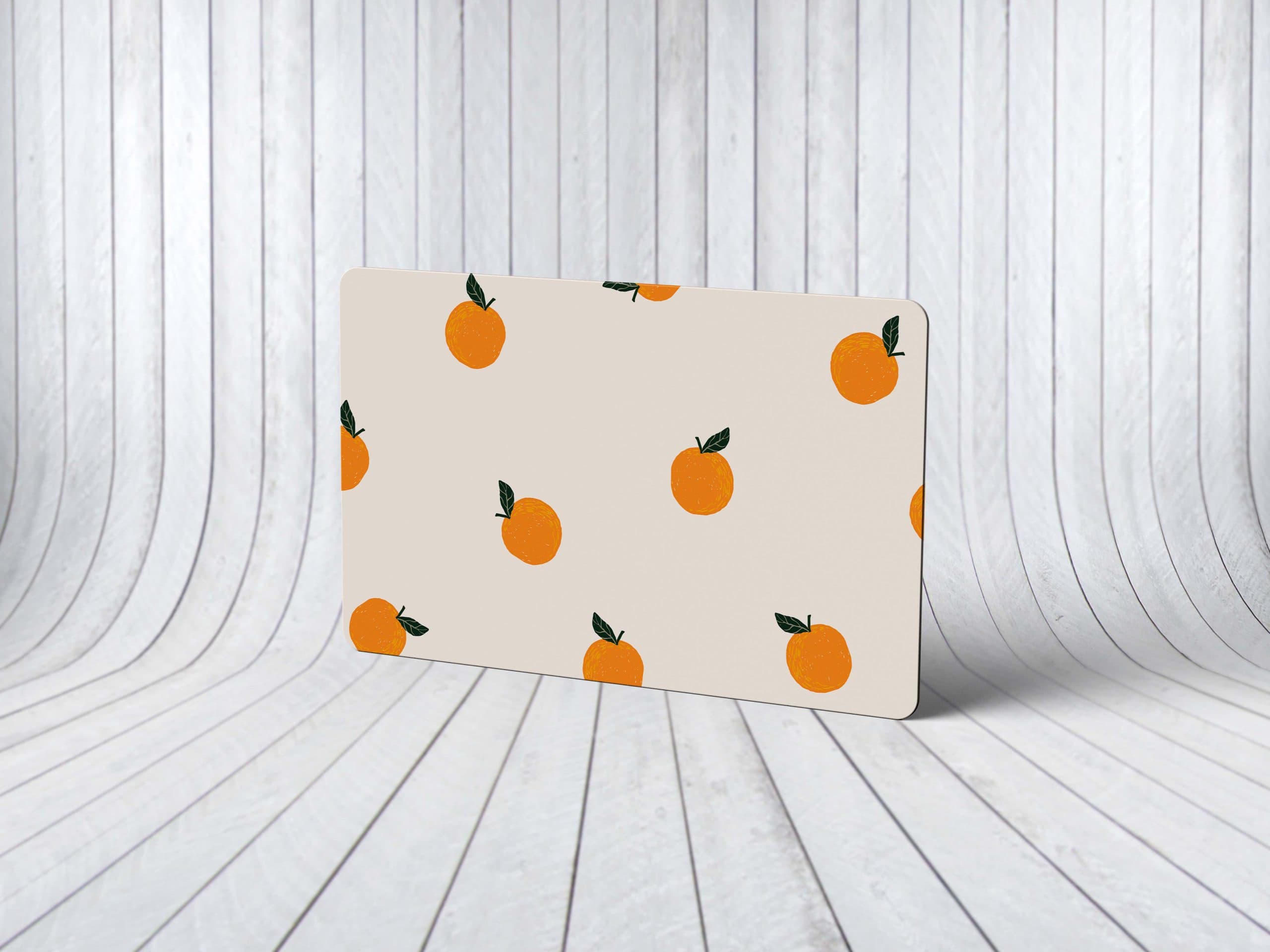 استیکر کارت بانکی | عابر بانک مدل پرتقال فانتزی 10 | Fancy Orange card sticker 10