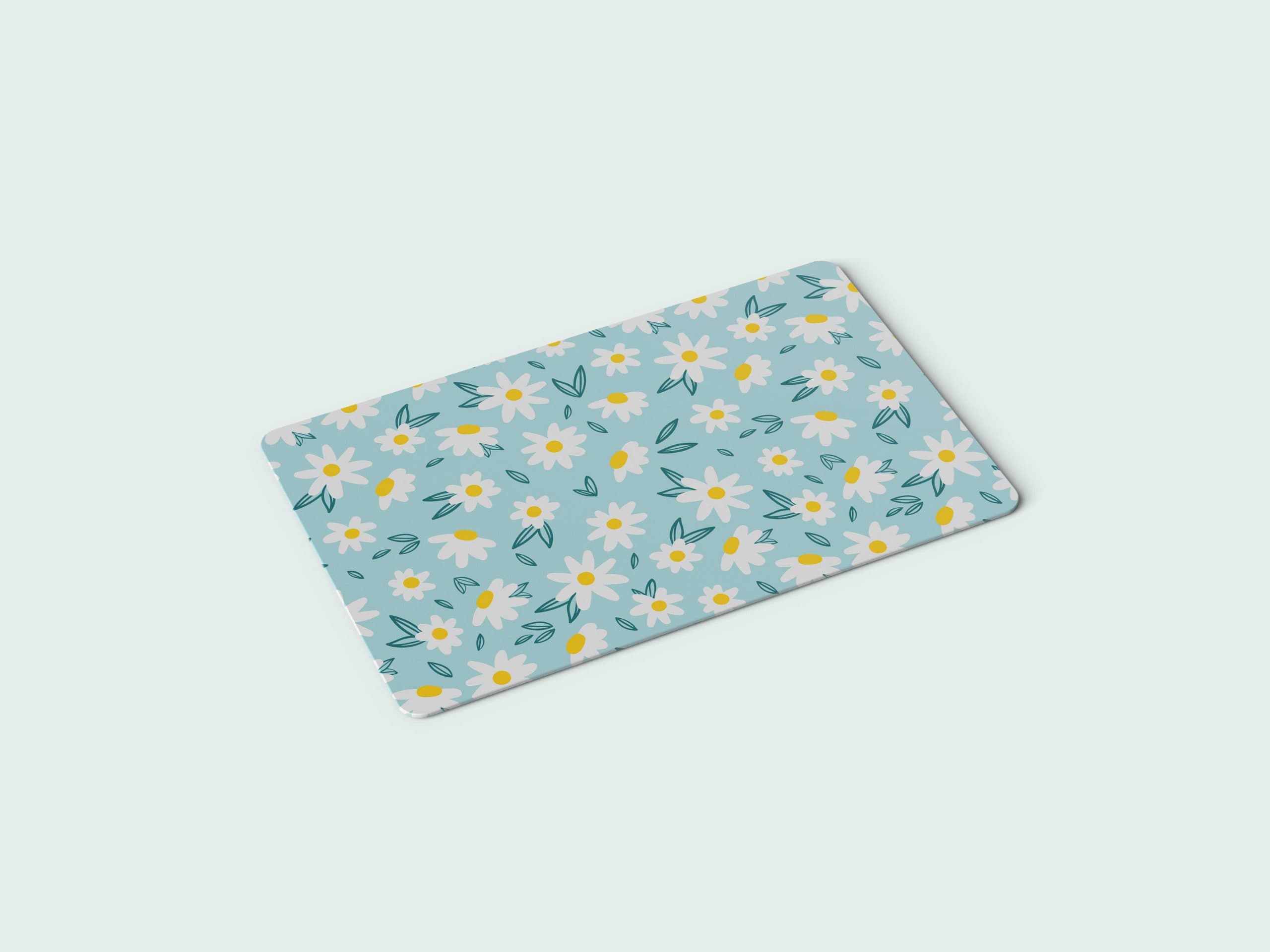 استیکر کارت بانکی | عابر بانک مدل گل بابونه فانتزی 07 | Fancy Flower card sticker 07 — تصویر ۲