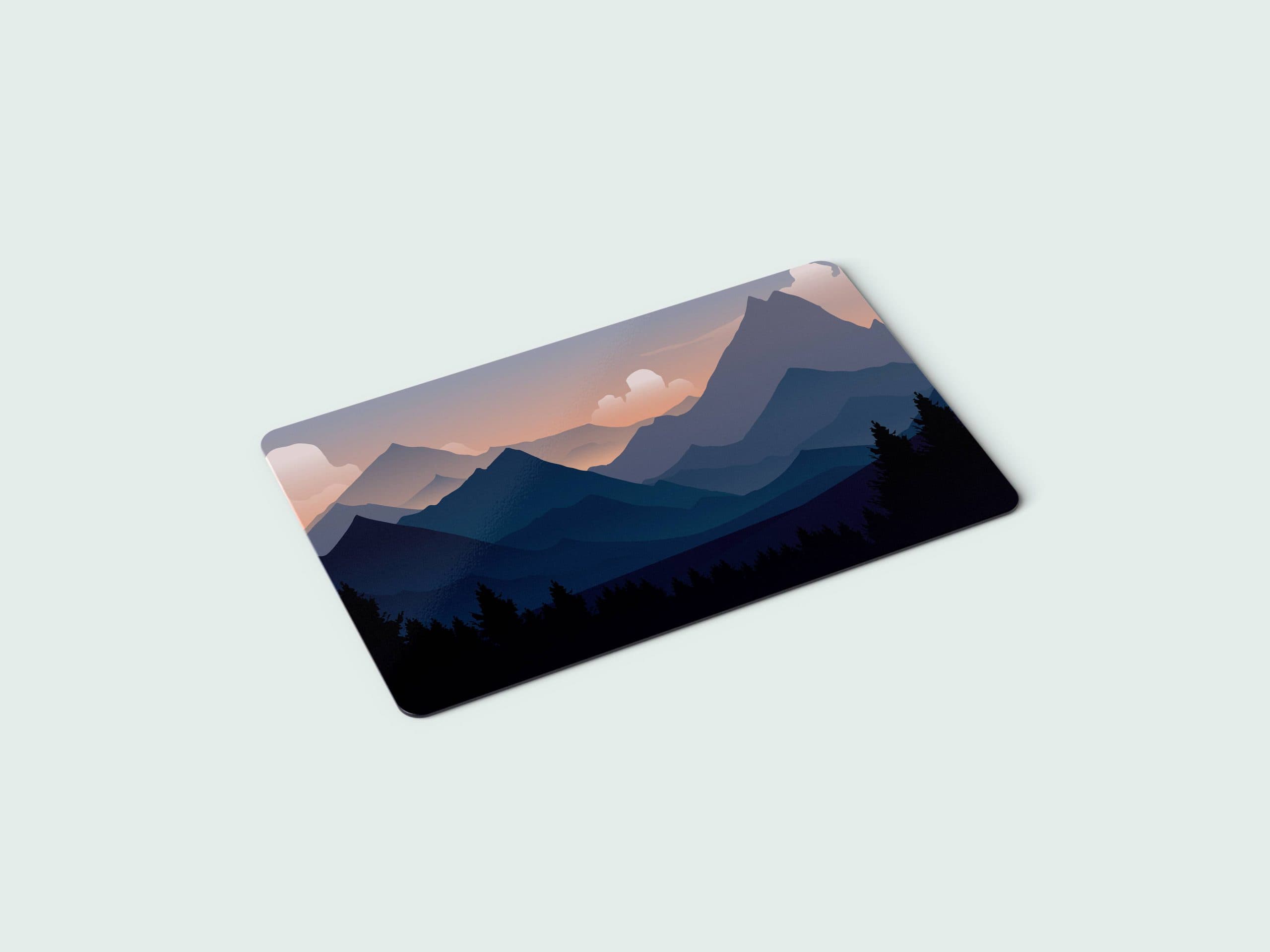 استیکر کارت بانکی | عابر بانک مدل غروب دلانگیز 04 | Nice sunset card sticker 04 — تصویر ۲