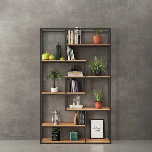 استند دکوری چوب فلز مدل چیستی با ارسال از کرج مبلمان اورلین مدل 962661