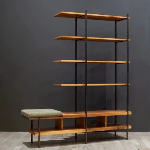 شلف ایستاده چوب فلز مدل ماسیس با ارسال از کرج مبلمان اورلین مدل 962656