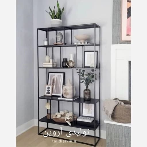 شلف ایستاده چوب فلز مدل پرشیا با ارسال از کرج مبلمان اورلین مدل 962655