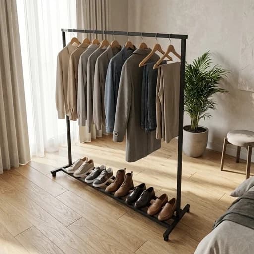 رگال لباس ساده مدل جا کفشی دار مبلمان اورلین مدل 971267