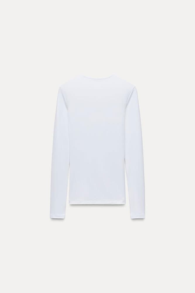 بلوز ریون آستین بلند Zara336 — تصویر ۵