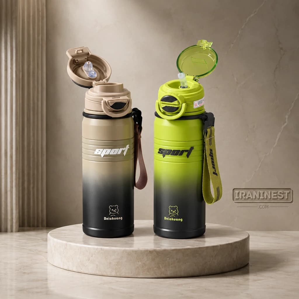 قمقمه EYUN طرح SPORT دوحالته 850 میل — تصویر ۲