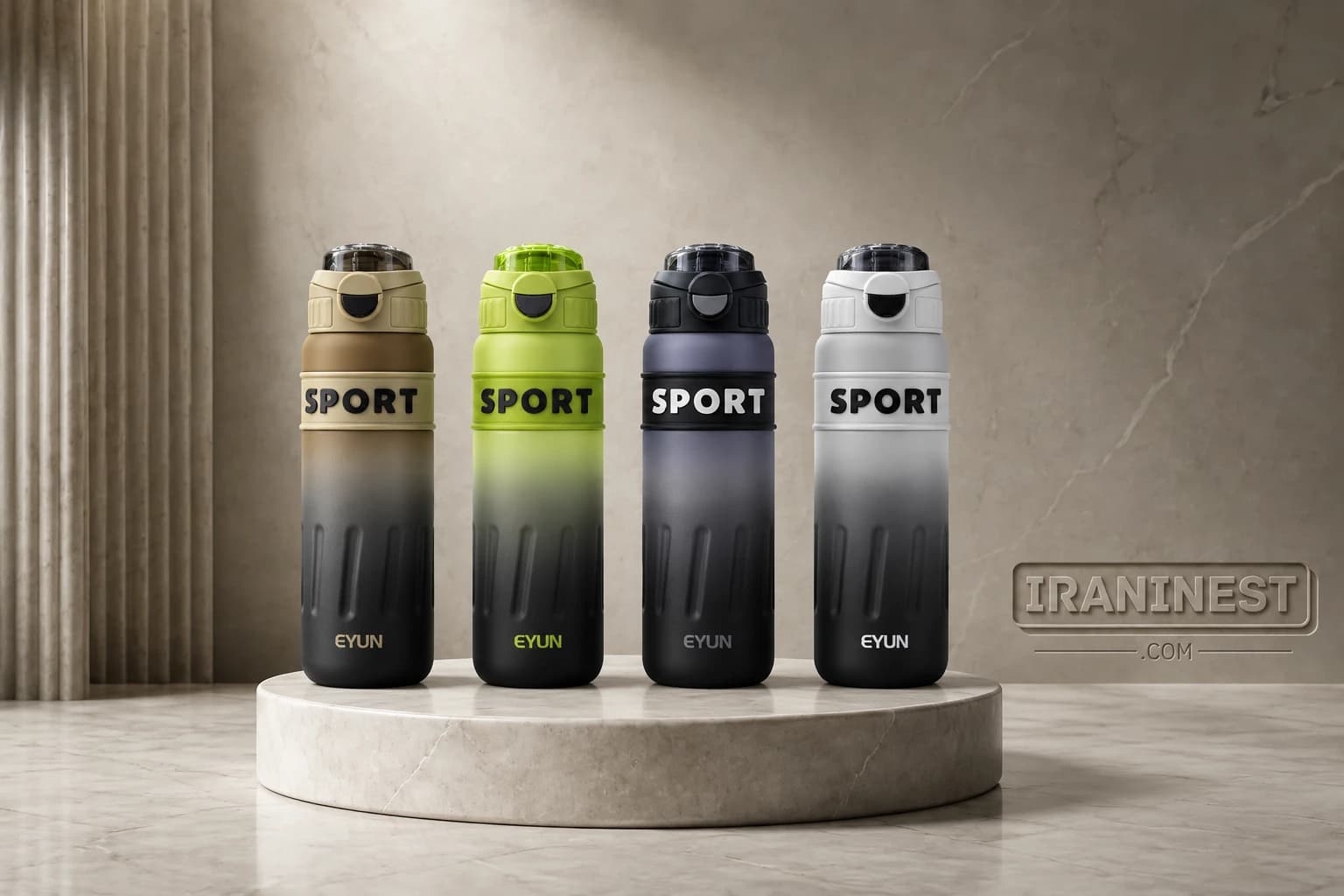 قمقمه EYUN طرح SPORT شیاردار 900 میل