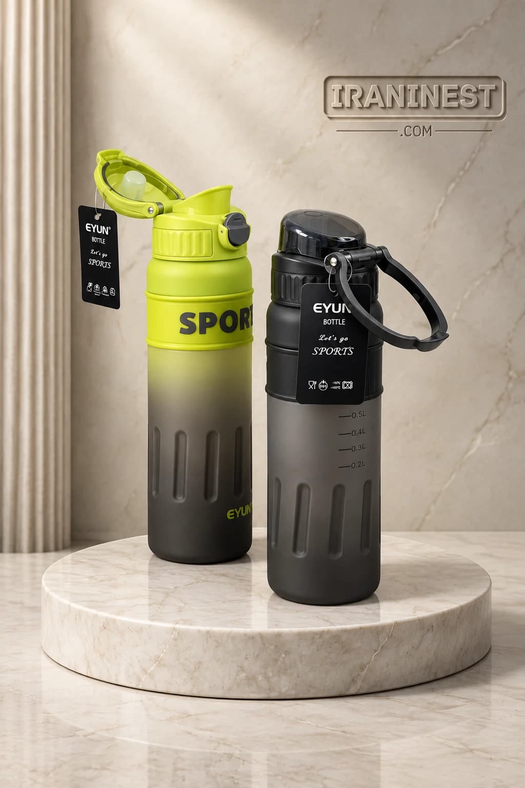 قمقمه EYUN طرح SPORT شیاردار 900 میل — تصویر ۲