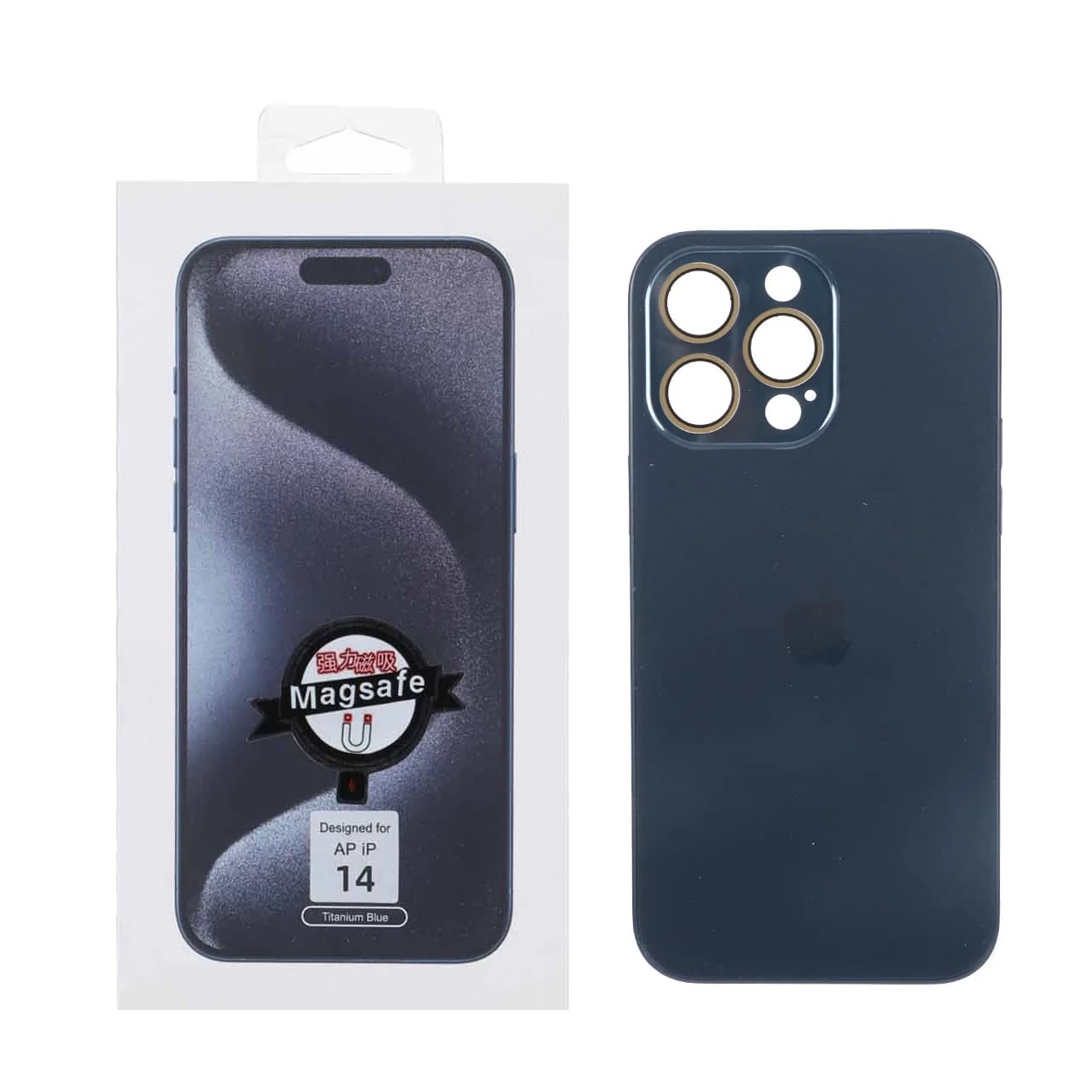 قاب PVD لوگودار Magsafe محافظ لنز شیشه ای Apple iPhone 14 Pro Max — تصویر ۳