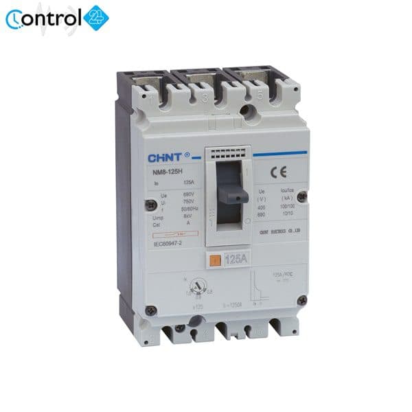 کلید اتومات 100 آمپر قابل تنظیم چینت CHINT NM8-125S/3P 100A