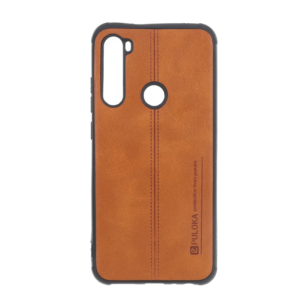 قاب Puloka طرح چرم دوخت دار Xiaomi Redmi Note 8 — تصویر ۲