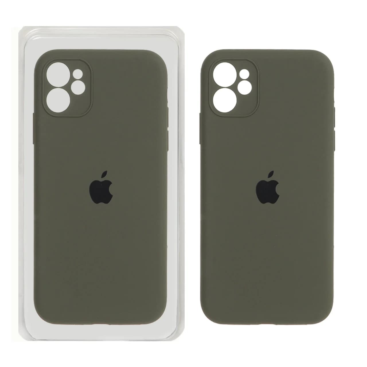 قاب سیلیکونی پاک کنی محافظ لنزدار اورجینال Apple iPhone 11 — تصویر ۳