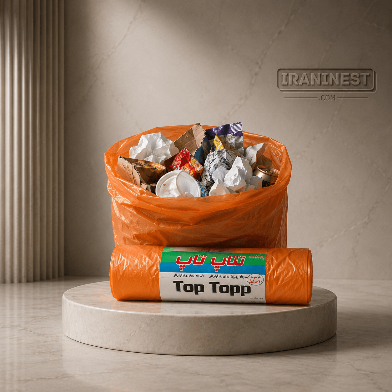 کیسه زباله رولی 3 عددی TOP — تصویر ۲