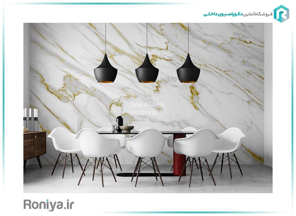 پوستر دیواری طرح سنگ لوکس R-102 — تصویر ۲