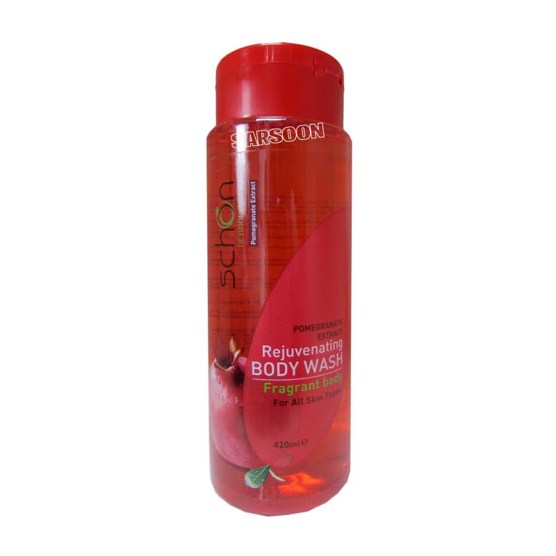 شامپو بدن انار شون 420 میلی لیتر Schon Pomegranate Body Wash For All Skins
