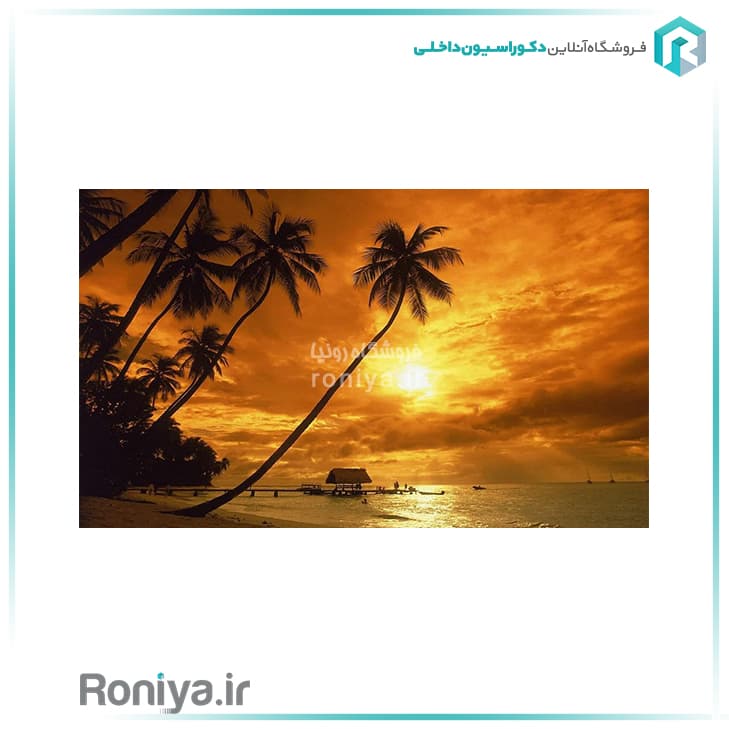 پوستردیواری غروب دریا — تصویر ۲