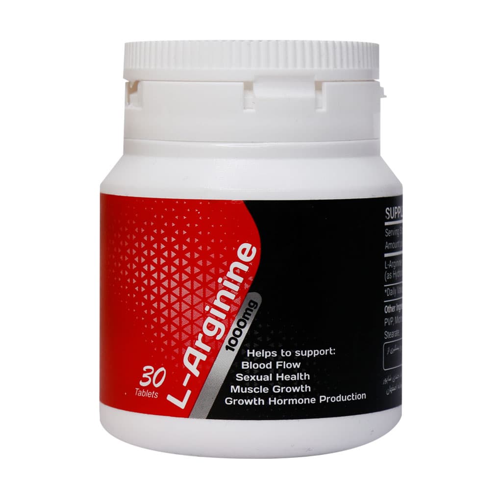 قرص آرژنین 1000 میلی گرم نوتری پاد 30 عدد Nutri Pad Arginine 1000mg 30 Tablets