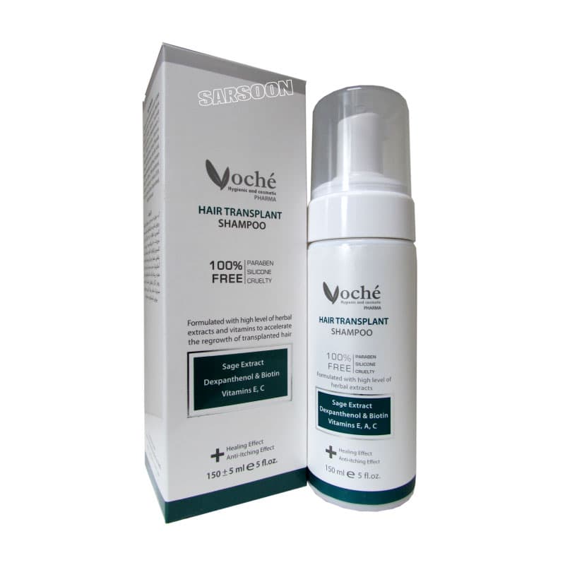 شامپو مناسب موهای کاشته شده وچه Voche Hair Transplant Shampoo — تصویر ۲