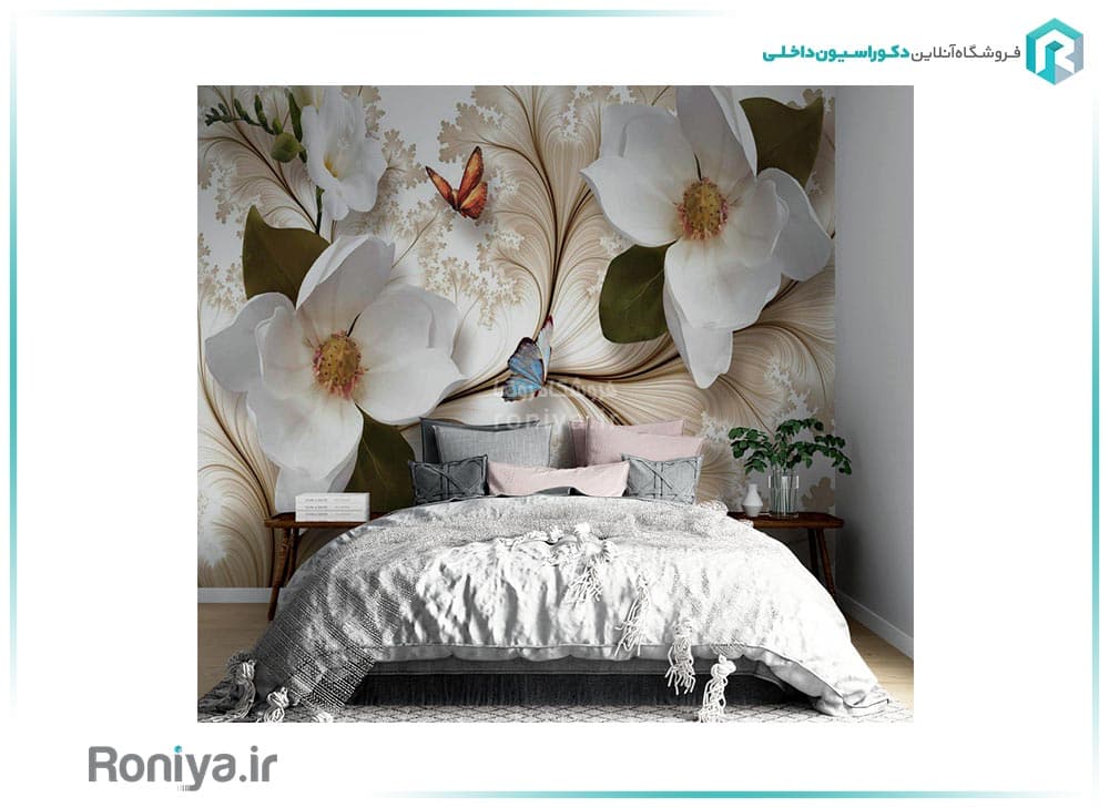پوستر دیواری گل برجسته 3DF-249 — تصویر ۲